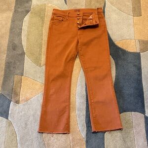 MOTHER The Pixie Insider Ankle Fray Jeans in Play Date - Size29/8